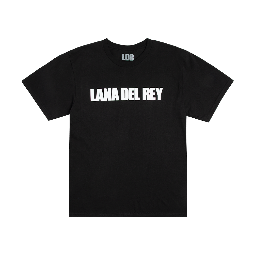 Black T-Shirt With Lana Del Rey Logo