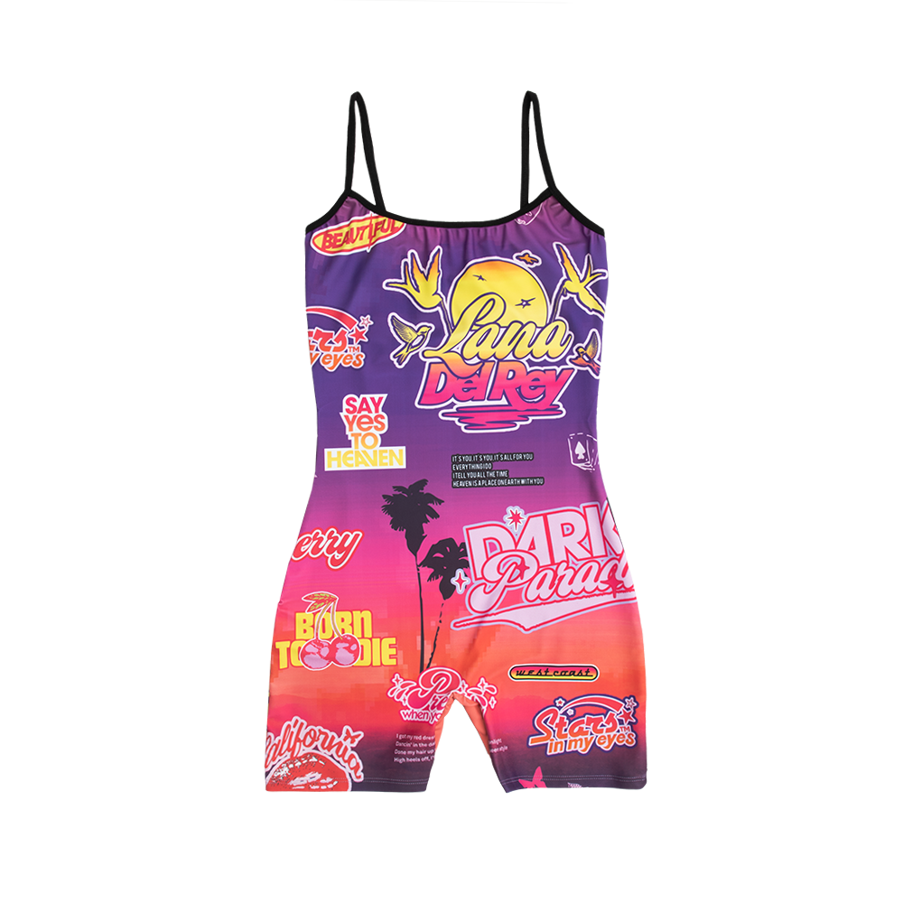 Bodysuit In Paradise Print - Official Lana Del Rey Store