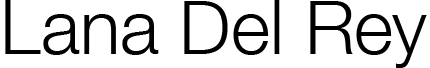Official Lana Del Rey Store logo
