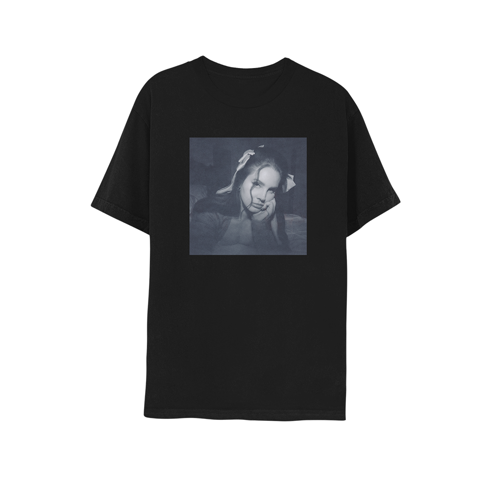 UNDER OCEAN BLVD T-SHIRT IN BLACK - Official Lana Del Rey Store UNDER OCEAN BLVD T-SHIRT IN BLACK - Official Lana Del Rey Store