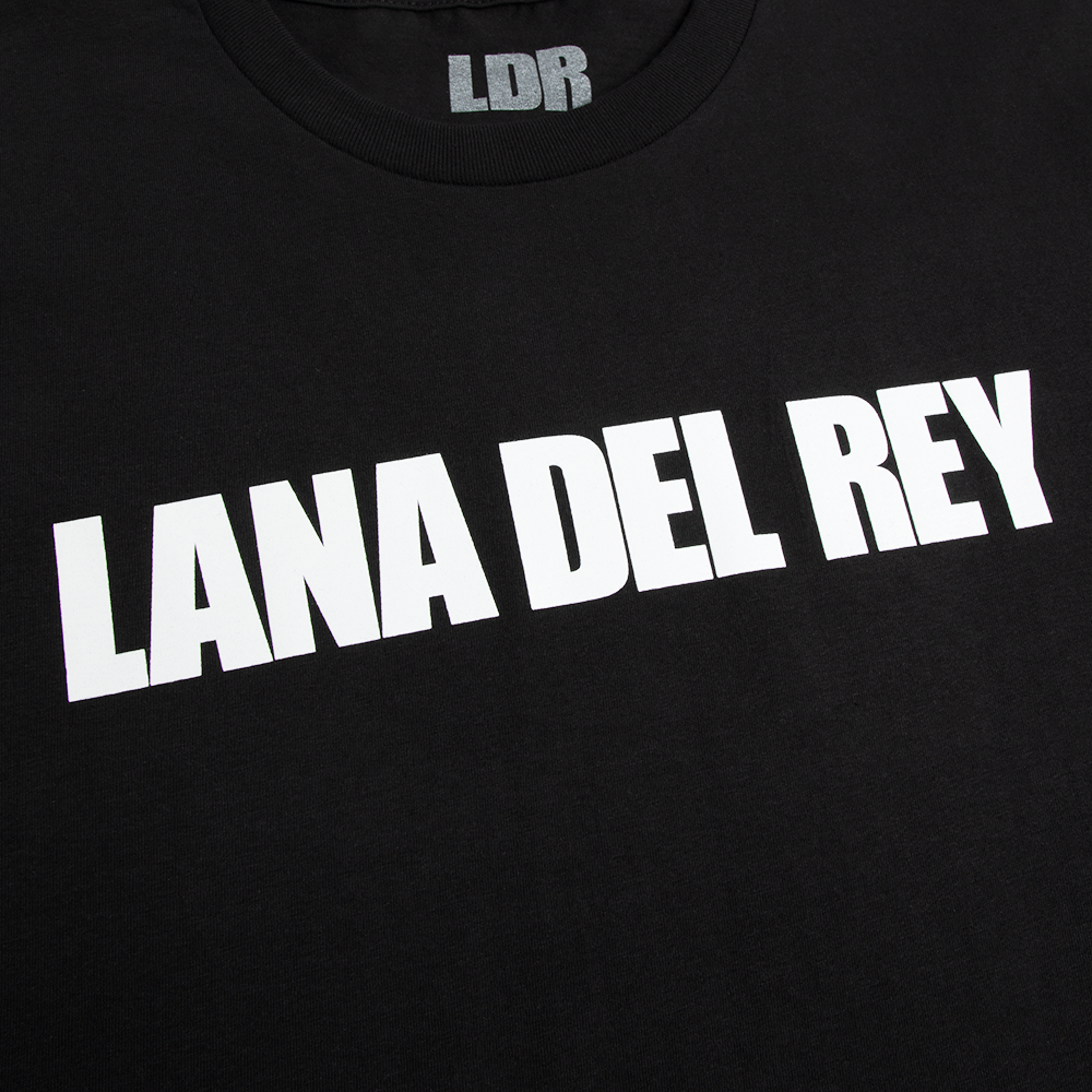 Black T-Shirt With Lana Del Rey Logo - Official Lana Del Rey Store Black T-Shirt With Lana Del Rey Logo - Official Lana Del Rey Store