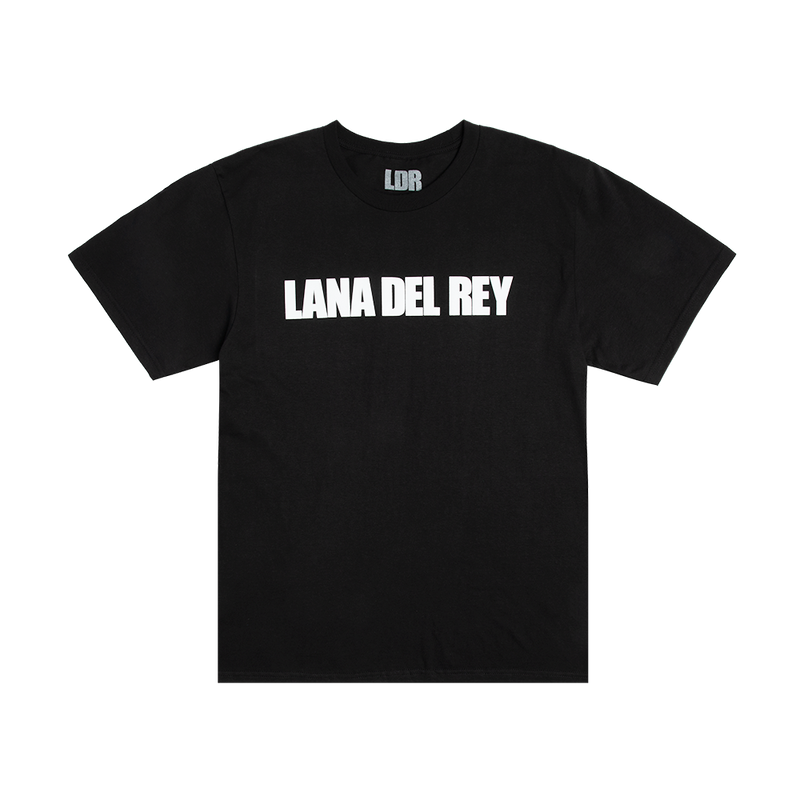 Black T-Shirt With Lana Del Rey Logo