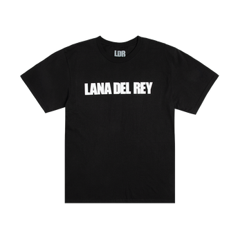 Black T-Shirt With Lana Del Rey Logo